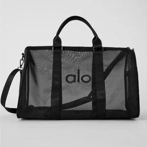 ALO Sheer Duffle & Big Size & Black & NEW